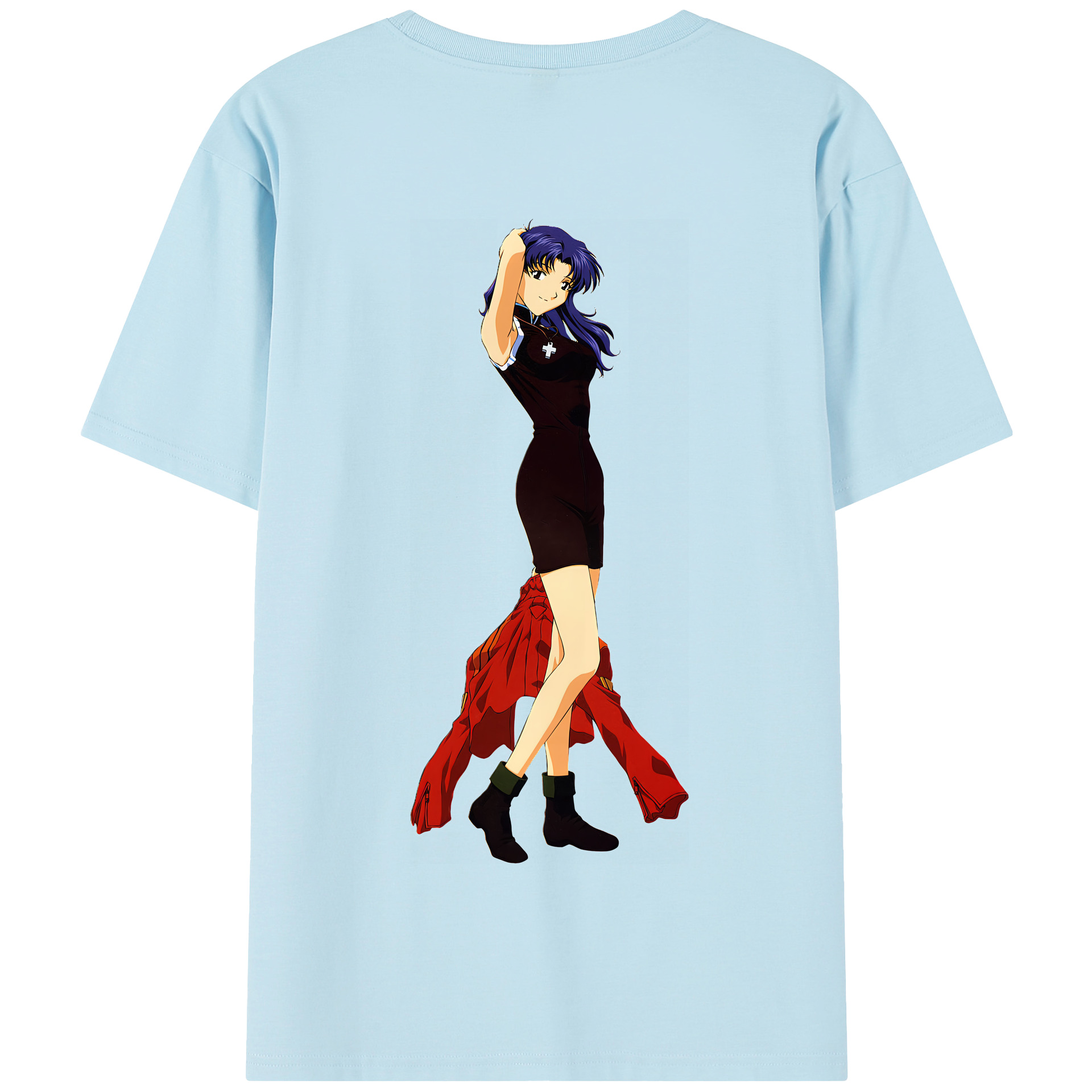 （画像用） EVA 新世紀エヴァンゲリオン 綿100％半袖Tシャツ（背面プリント）